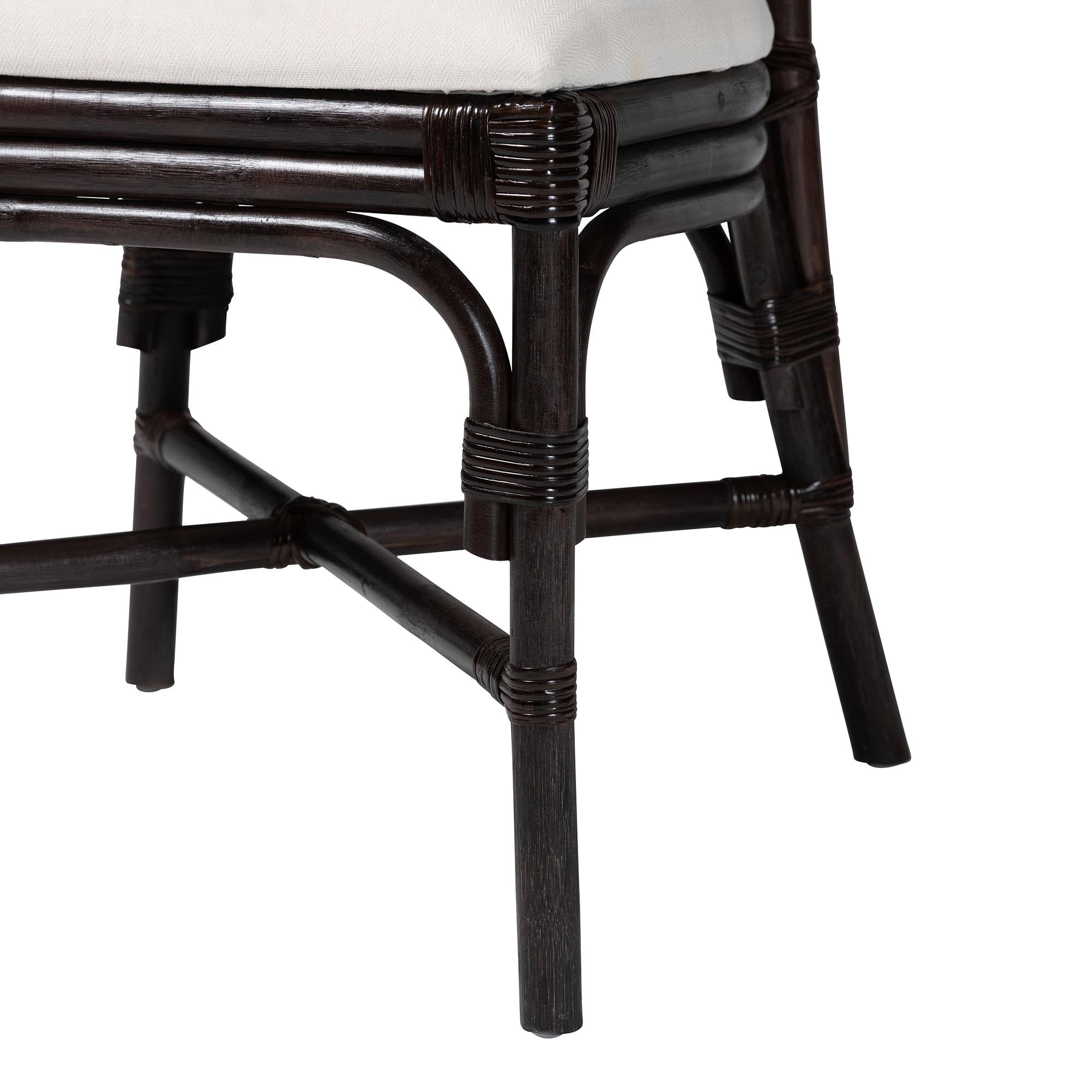 bali & pari Elmer Boho Dining Chair, Espresso