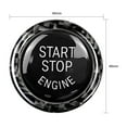 thumbnail image 2 of Botón de parada de arranque del motor Reemplace la cubierta del anillo + para BMW E90 E92 E93 Negro, 2 of 5