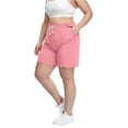 thumbnail image 2 of Aiyino Women's Plus Size Running Shorts Casual Summer Athletic Workout Shorts High Waisted Gym Yoga Lounge Shorts Pants L-5X, 2 of 6