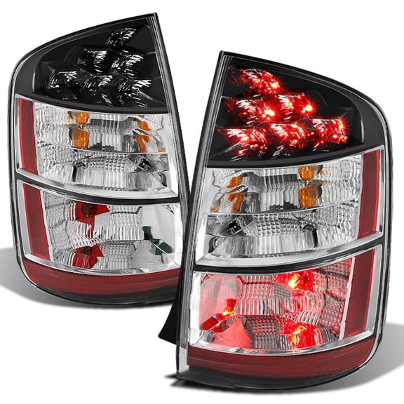 AKKON - For 2004 2005 Toyota Prius Driver Left LH & Passenger Right RH Side Tail Lights Tail Lamps Pair Assembly