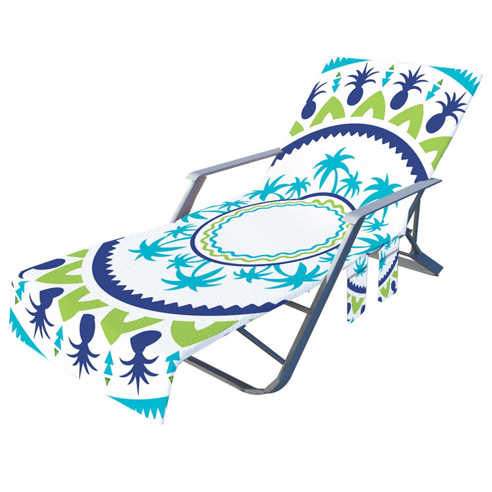 TureClos Beach Chair Cover Pool Lounge Chair Cover Quickdrying Lounger