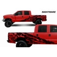 thumbnail image 4 of Factory Crafts Nightmare Side Graphics Kit Vinyl Decal Wrap Compatible with Ford F-250 Crew Cab 6.75 Bed 1999-2006 - Matte Black, 4 of 4