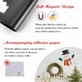 thumbnail image 3 of Adornos Navideños Ormromra Imanes Suaves Muñeco de Nieve Decoraciones para Refrigerador, 3 of 7
