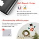 thumbnail image 3 of Decoraciones navideñas para puertas de garaje - Imanes suaves de muñeco de nieve navideño | Imanes navideños para nevera | Decoraciones navideñas para nevera | Lindas y divertidas pegatinas con imán, 3 of 7