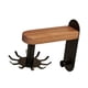 thumbnail image 4 of Ganchos para utensilios de cocina con 10 , estante de pared para cocina sin perforación, utensilios montados en la pared, estante colgante para Negro, 4 of 9