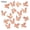 Rose Gold, variant on dianhelloya Nail Art Supplies 100Pcs/Pack Butterfly Shape 3D Nail Decorations Fingertip Art Manicure Ornament