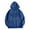 Blue, variant on Women Plus Size Tops Winter Comfy Hooded Long Sleeve Blouson Off the Shoulder Drawstring Graphic Leisure Flannel Hoodies Sweatshirts(Blue,M)