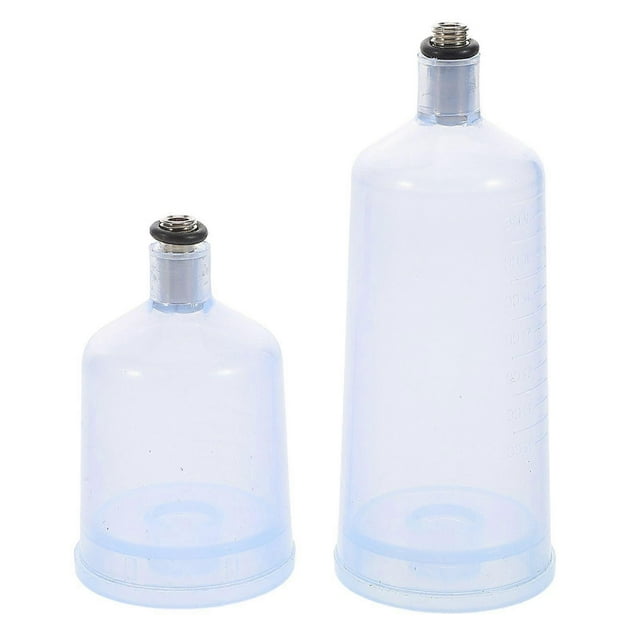 2 Pcs Split-Type Airbrush Paint Cup Professional Painting Supplies Replaceable Paint Jar Dismountable Paint Bottle for Convenient Use