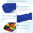 thumbnail image 3 of Uxcell Corde Paracorde Réfléchissante, Corde Paracorde Fluorescente pour Camping Randonnée Pêche Bleu Saphir 49 Pieds, 3 of 7