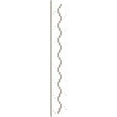 thumbnail image 3 of Ekena Millwork 47"H x 1"T Gypsum PVC Adjustable Decorative Slat Wall Panel Kit, Unfinished (contains 14 Slats + 1 Straight Edge Starter Slat), 3 of 15