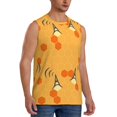thumbnail image 2 of Bingfone Honeycomb Pattern Men's Tank Tops Workout Sleeveless Tee Shirts Running Beach Tanks for Men-3X-Large, 2 of 4
