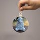 thumbnail image 4 of 4x Del Coche Del Perro de Buda de La Meditación de , Accesorios Del Ornamento de La Ejecución Del Monje de Koan Del de 4 piezas, 4 of 9