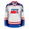 thumbnail image 2 of Pepsi 1991 White Throwback Hockey Jersey, 2 of 5