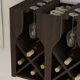 thumbnail image 5 of Aniya 8-Bottle Wood Wine Rack, Wenge, 5 of 10