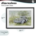 thumbnail image 4 of Stupell Industries Rustic Lodge Vintage Blue Truck Flower Sale Black Framed Print Under Glass, 20 x 14, by Lanie Loreth, 4 of 8