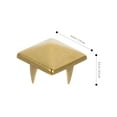 thumbnail image 2 of MasteelfCA 80Pcs Decorative Pyramid Studs Multi-function Bag Rivets Delicate Clothing Studs, 2 of 7