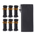 thumbnail image 2 of Guylines Tent Cords Cuerda ligera de campamento para al aire libre Negro Sunnimix Cuerda de tienda Guyline, 2 of 8