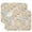 Pioneer Flower Floral-1, variant on Pioneer Flower Floral Print Pattern 2 Pack Kitchen Dish Drying Mat, Ultra Absorbent Microfiber Dish Drainer Mat, 18"x24"
