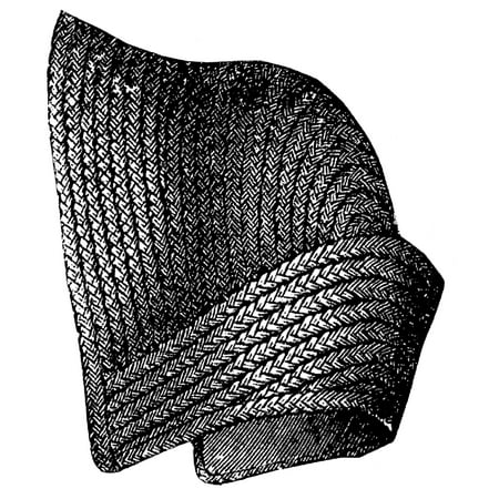 Sewing Pattern: 1870 Brown & White Satin Braid (Best Braid Pattern For Sew In)