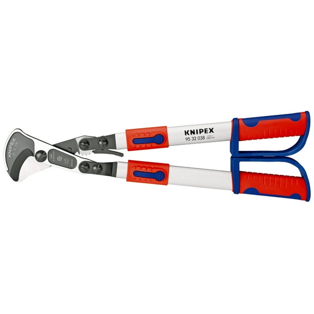 KNIPEX 95 32 038 Cortacables (tipo matraca) Con brazos telescópicos Con fundas en dos componentes 570 mm