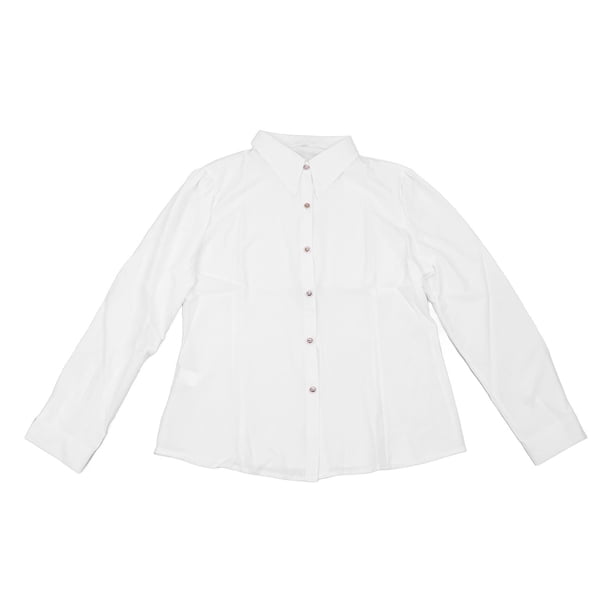 Blusa de manga larga para mujer, camisa formal para mujer, camisa formal ajustada para oficina, blusa de manga larga, rendimiento finamente ajustado