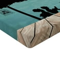 thumbnail image 2 of Ambesonne Nature Fitted Sheet 2 Pcs Set, Boy and Girl Under a Tree, King, Pale Brown Seafoam Black, 2 of 3