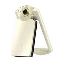 Casio Exilim High Speed EX-TR60 Self-portrait /Selfie Digital Camera (Silky White) - International Version (No Warranty)