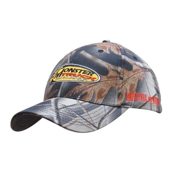 Brushed Cotton Twill Cap with Leaf Print Camouflage - Camouflage - One Size Fits All