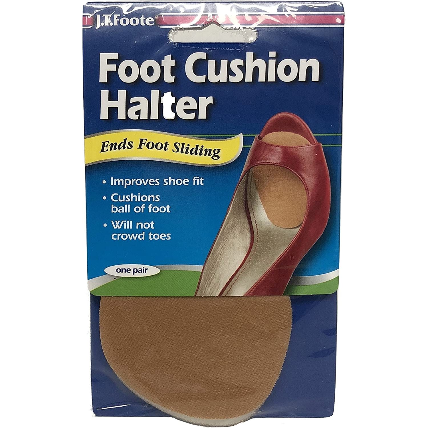 J.T. Foote Foot Cushion Halter, 1 pr, prevents foot from sliding