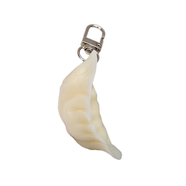 Simulación Dumpling Modelo Llavero Cute Food Colgante Dumplings Fotografía Atrezzo Realista Dumpling Llavero