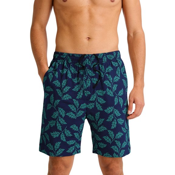 Mens Athletic Gym Workout Shorts Loose Fit Digital Print Beach Shorts Outdoor Short Pants