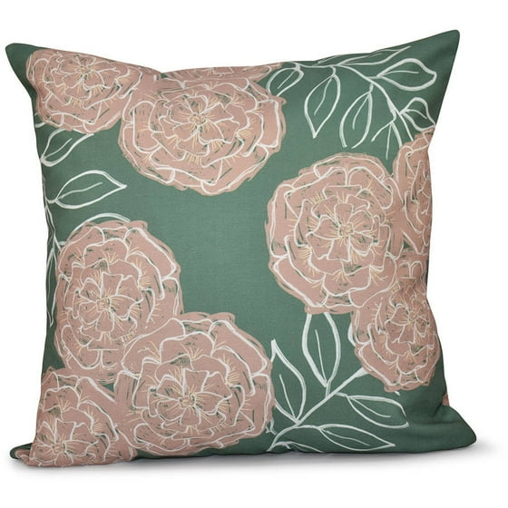 Simply Daisy Floral Print Decorative Pillow, 16