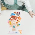thumbnail image 3 of Milaget Montessori Animal Stacker Blocks Early Learning Puzzle Puzzles Balance Training Forest, 3 of 8