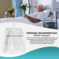 thumbnail image 6 of White Patient Personal Belonging Bags 25 x 26 Inches. Pack of 250 Patient Belongings Bag with Gusseted Bottom. 1.5 Mil PE Drawstring Patient Belonging Bags. Waterproof Patient Property Bags, 6 of 7