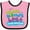 Pink and Black, variant on Inktastic Worlds Best Crane Operator Daddy Boys or Girls Baby Bib