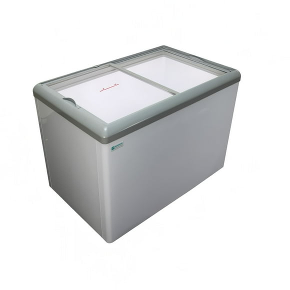 Excellence Industries HL-6HC 28 1/2" Congélateur à Crème Glacée Mobile avec 2 Capacités de Panier - Blanc, 115v