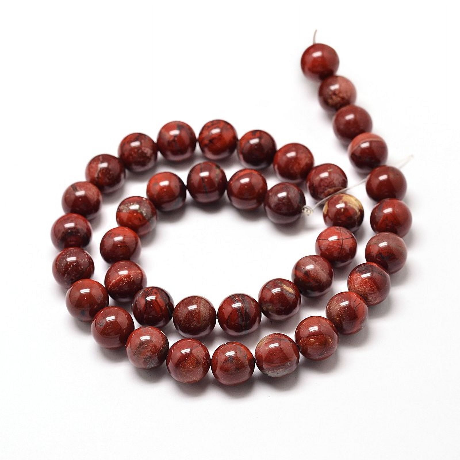 10 strand Natural Red Jasper Round Bead Strands 6mm Hole: 1mm 59~61pcs/strand 15 inch