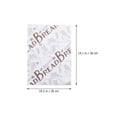 thumbnail image 4 of 100PCS Fried Food Grease-proof Paper Cupcake Pizza Liner Kitchen Oil-Absorbing Paper Pad for Packaging Baking (Coffee Letter Pattern), 4 of 8