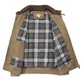 thumbnail image 4 of TFEOQRY Casual Jacket for Men Zipper Overcoat with Pockets Long Sleeve Hoodless Outwear Camel, 4 of 9
