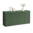 thumbnail image 7 of Semiocthome 59" Sideboard, Curved Contour Storage Cabinet, 4-Doors, Green, 7 of 7