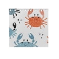 thumbnail image 4 of Crabs 54×55 Inch Black Out Curtains 2 Packs Aesthetic for Bedroom Living Room Sliding Glass Doors Kitchen Windows, 4 of 5
