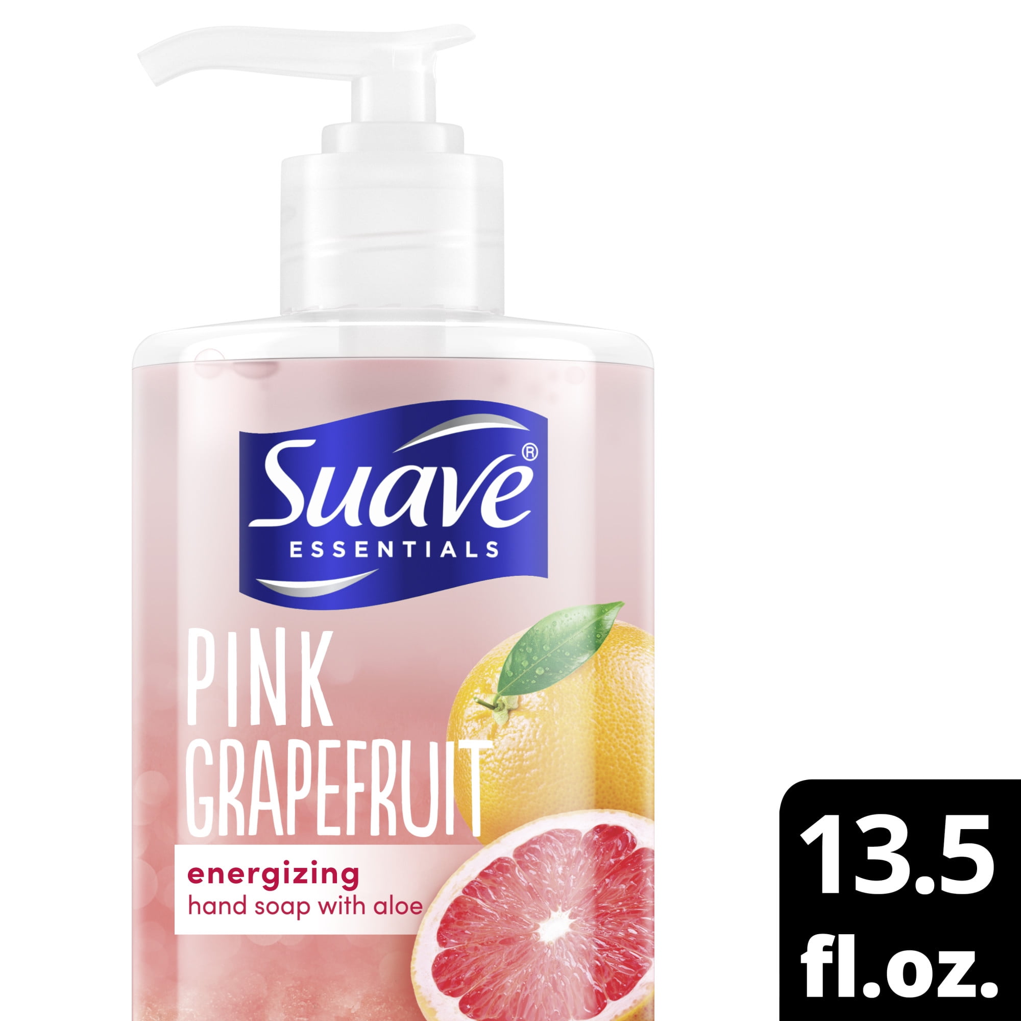 Suave Essentials Pink Grapefruit Energizing Hand Soap With Aloe 13.5 fl oz