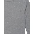 thumbnail image 2 of Wonder Nation Boys Long Sleeve Cozy Pocket T-Shirt, Sizes 4-18 & Husky, 2 of 3