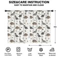 thumbnail image 2 of Blackout Kids Curtains,Light Beige Dinosaurs Landscapes Pattern Childrens Insulated Curtains Set Of 2,Bedroom Essentials,Toddler Room Decor 42"x63", 2 of 5