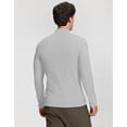 thumbnail image 4 of Grid Fleece Pullover Men Pioneer Camp 1/4 Zip Lightweight Warm, 4 of 6