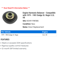thumbnail image 2 of Engine Harmonic Balancer - Compatible with 1979 - 1981 Dodge St. Regis 5.2L V8 1980, 2 of 2