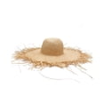 thumbnail image 2 of Sonducket Sombrero de protección solar para la playa para mujer, gorra de ala ancha de paja, Color Natural, transpirable, sombreros de verano, decoración Sombreros Sonducket AP012504-01, 2 of 6