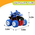 thumbnail image 2 of BESTSKY Toy Cars,Plastics Car Toys for Babies,Suspension Structure Pull Back Cars,White1, 2 of 7