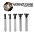 thumbnail image 3 of 5pcs Keyhole Router Powerful Keyhole Router Bit Set Steel T-Slot Router Bits for Woodworking, 3 of 10