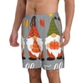 thumbnail image 2 of Pofeuu Hello Fall Gnomes Prin Men's Swim Trunks Quick Dry Bathing Suit Swimming Board Shorts Mesh Lining Beach Swimwear-Small, 2 of 6